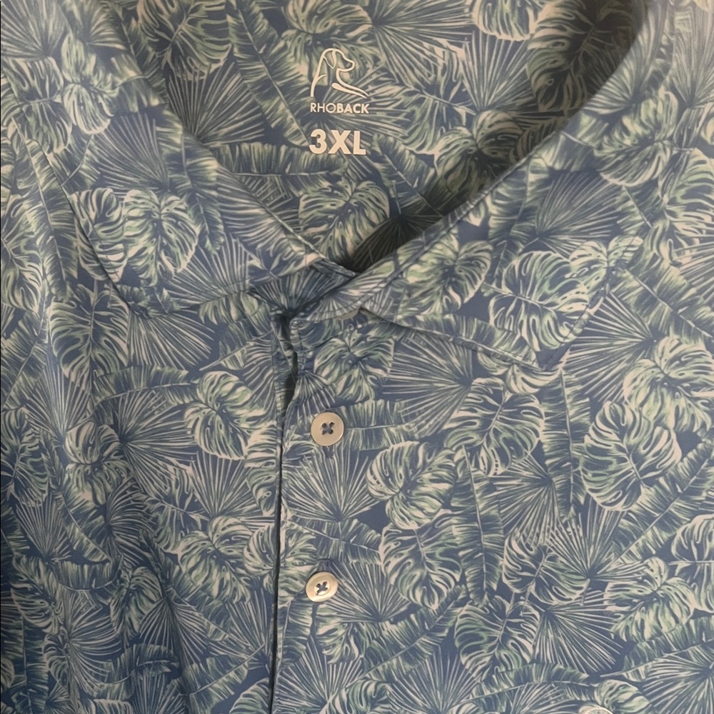 Rhoback Men's The Hawaiian XXXL Polo